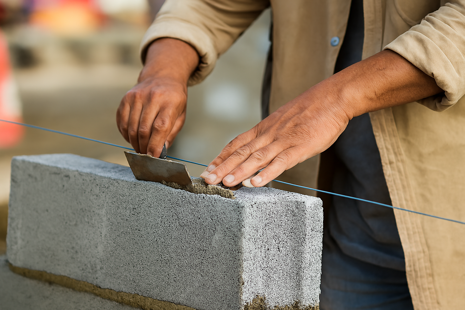 Building construction site